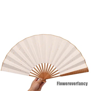 [TodayHot] Word of Honor Chinese DIY Hand Painted Rice Paper And Bamboo Folding Fan Gift