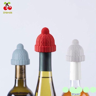 zpanda creativo tapón de vino champán vino corcho de lana sombrero en forma de vacío sellado reutilizable hogar barra de silicona herramienta de cocina