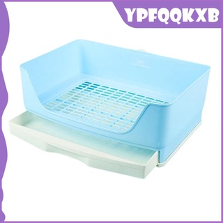 [Good] Large Rabbit Toilet Box Trainer Potty Corner Tray Litter with Drawer Pet Pan for Adult Hamster Guinea Pig Ferret