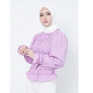 Sf - blusa Shirred Rebeca | Top mujeres moda musulmán ajuste a L