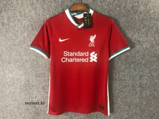 20 / 21 Liverpool Home Red Soccer Jersey Fans Version