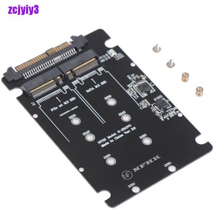 zcjyiy3 SATA M.2 SSD to 2.5“ SATA NVMe M.2 NGFF SSD to SFF-8639 Adapter Converter WYNZ