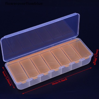 floweroverflowblue 7day travel pill cases medicine box case tablet almacenamiento organizador contenedor caso ffb (9)