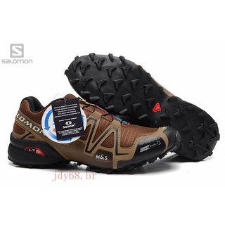 Promoção especial original Salomon Speedcross 1 calçado desportivo Sapatos de caminhada antideslizantes e resistentes ao desgaste Tênis de corrida da moda ao ar livre Absorção de choque e sapatos casuais respiráveis