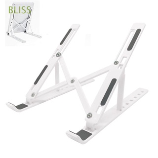 BLISS Portable Laptop Stand Home Holder Bracket Standing Rack Office ABS Laptop Accessories Notebook Computer Tablet Foldable Adjustable Notebook Support/Multicolor