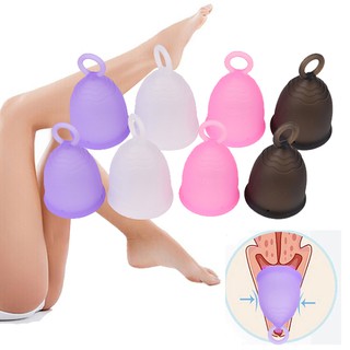 [jinkeqcool] copa Menstrual de grado médico de silicón suave Feminine Period Hygiene Reusable copas (2)