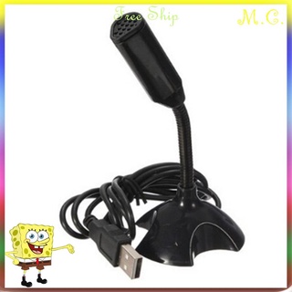 Mini micrófono/soporte de Pc/Laptop/Pc/grabación con cable Usb (M.C.)