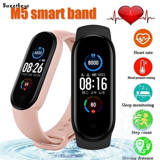 [Sweetkeys] pulsera inteligente M5 Band Bluetooth/Monitor de presión arterial con frecuencia cardiaca
