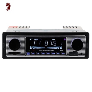 Classic Car Radio Car Bluetooth Player AUX Stereo Audio MP3 Player Support USB / SD / MMC Card Reader