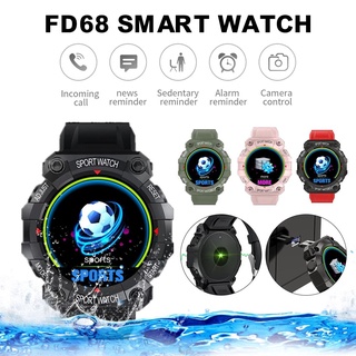 FD68S Smart Watch Men Women Sports Smartwatch Heart Rate Blood Pressure Monitor Intelligent Clock Hour Dial Push Weather magento