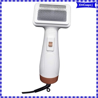 [Ready Stock] Secador de pelo elctrico 2 en 1 para mascotas peine secador de pelo para mascotas con cepillo rebanador secador de pelo
