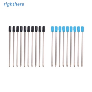 Rig 10pzs repuestos De repuestos De bolígrafos De Tinta negra color Azul Tinta negra Para escuela oficina papelería
