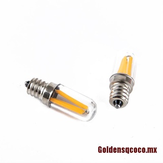 [Goldensqcoco]Mini E14 E12 LED refrigerador congelador filamento luz regulable bombillas lámpara blanco cálido