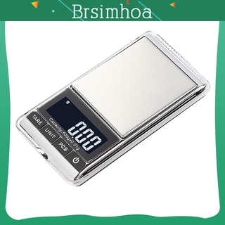 Brsimhoa Mini balanza De bolsillo con pantalla Lcd electrónica Digital Portátil Para pesas dorados/joyería (3)