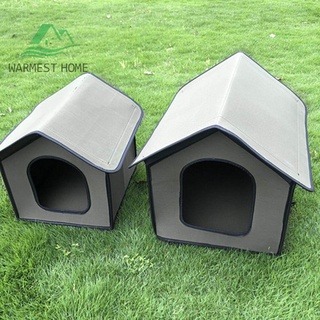 (municashop) plegable impermeable suministros para mascotas gato perro perrera nido jaula cachorro cama casa
