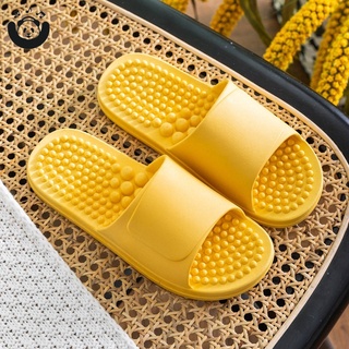 HSU masaje de pies abiertos zapatillas de ducha de PVC antideslizante diapositiva sandalias terapéuticas reflexología zapatos