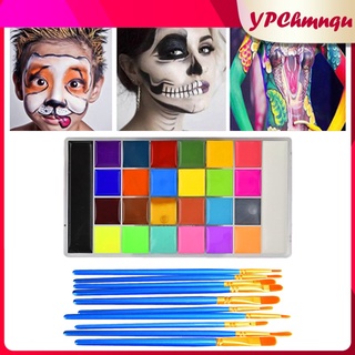 Face Body Paint, Professional 26Colors Makeup Palette- Non Toxic Safe Facepaints for Adults and Kids Halloween, Cosplay