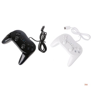 ins classic control de juego con cable para juegos/control remoto pro gamepad para wii