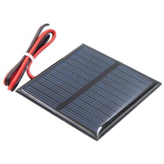 4X Panel Solar Policristalino De Silicona DIY Cargador De Batería G 5.5V 60x60mm
