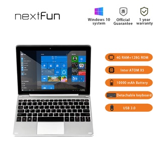 Nextfun Nueva tablet pc Windows sistema Windows 10 Pantalla táctil de 10.1 pulgadas 10000Mah Procesador Intel Atom X5 4G RAM + 64G / 128G ROM Microsoft Office USB 3.0 2in1 laptop nuevo 2021 tabletas (1)