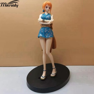 Macrosky Craft One Piece Figura Anime Nami Modelo Adorno Coleccionable Coche Decoración (8)