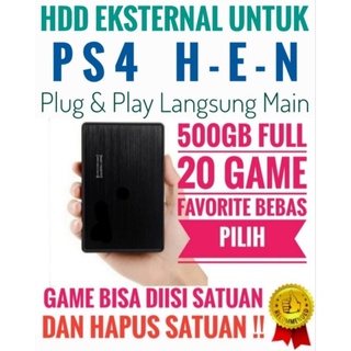 Ps4 HEN HDD externo PS4 HEN 500GB juego completo (20 juegos), Satving y condiciones