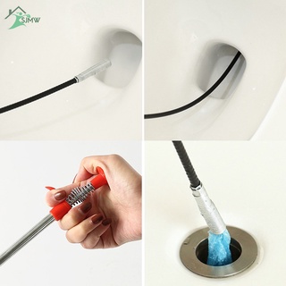 SJMW Pipe dragado herramientas de drenaje de pelo de limpieza de tuberías limpiador de dragas herramientas de limpieza del hogar para la cocina (8)