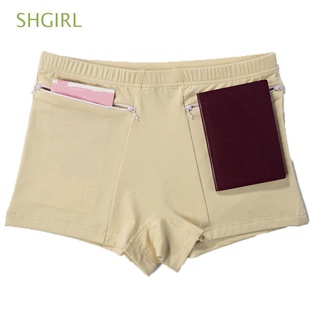 SHGIRL Thigh Women's Shorts With zipper Sexy Lace Safety Pants Anti Chafing Plus Size Soft Big Elastic Ladies Underwear/Multicolor