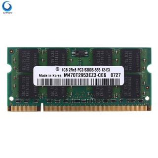 [en stock] ddr2 1gb portátil memoria ram 2rx8 1.8v pc2-5300s 667mhz 200pins sodimm memoria portátil