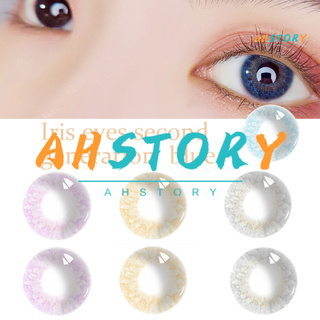 ahstory 2Pcs 4 Colors 0 Degree Big Eyes Makeup Cosmetic Contact Lenses Party Cosplay
