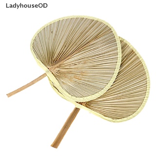 LadyhouseOD-Ventilador De Tejido De Bambú , Abanico De Mano Pucao , Con Borlas