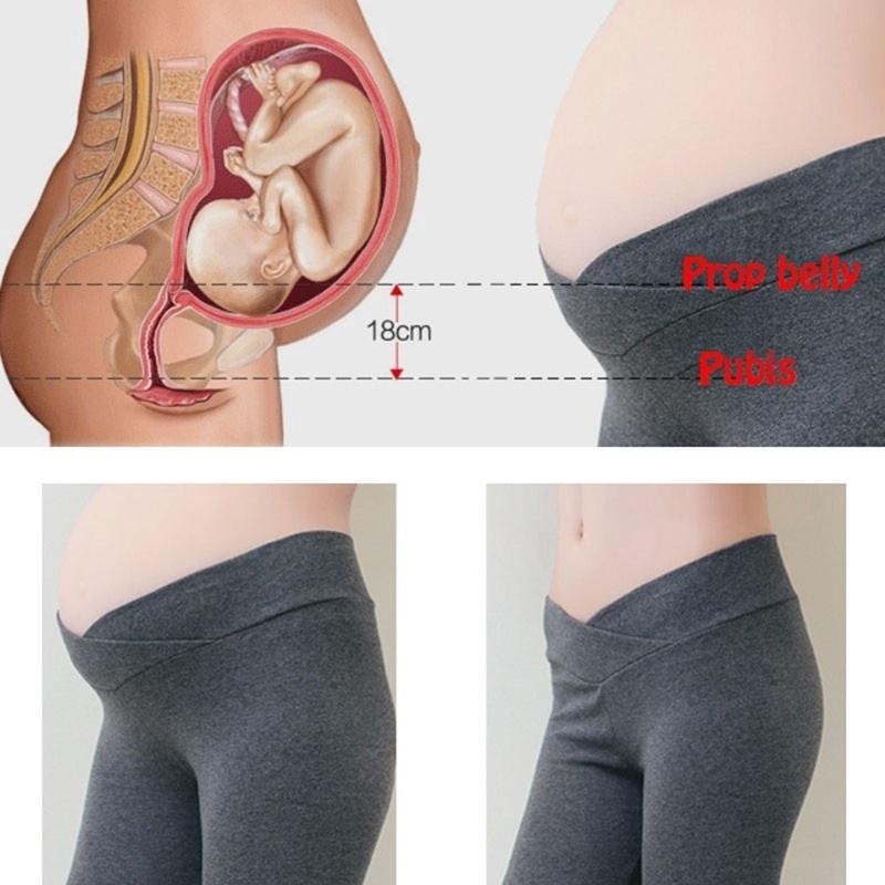 Pantalones De maternidad De Cintura baja Para embarazo/mujer embarazada