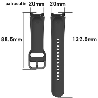 [pairucutin] Silicone Strap for Samsung Galaxy Watch4 classic 46mm 42mm Band Watch4 44mm 40mm .