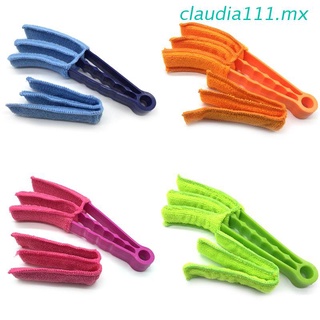 claudia111 Microfiber Clean Brushes Cleaning Duster Dust Blinds Blind Cleaner Tools for Window Shutters Air Conditioner Clip Computer Keyboard