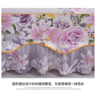 Warm Flowers individual/Queen/King Size sábana cama falda colcha (4)