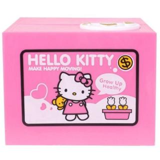 Lindo de dibujos animados Hello Kitty Doraem automatizado robar moneda caja de dinero hucha almacenamiento cajas de ahorro (3)
