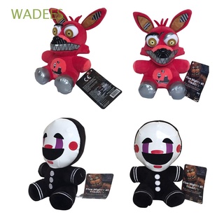 WADEES Kids Gift Stuffed Toys Anime Figure Freddy Bear Plushed Toy Five Nights at Freddy's Chica Bonnie 18cm Rabbit Anime Doll FNAF Nightmare Plush Doll
