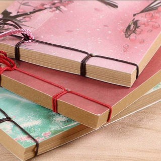 CURTES 1PC Sketchbook Vintage Graffiti Sketch Book Notebook Notepad Weekly Planner Art Supplies Chinese Style Painting Journal Diary Stationery (6)
