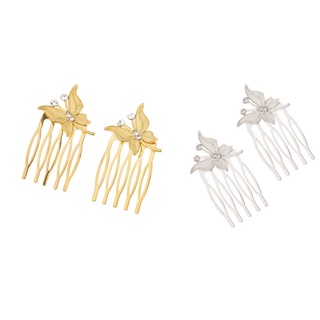 [laco] mujeres mariposa peines de pelo clip horquilla tocado accesorio de pelo
