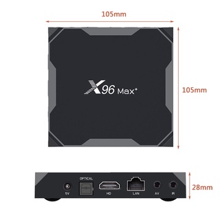 X96 MAX + Android 9.0 Set Top TV Box 4 + 32GB Dual WiFi HDMI HD Media Player gyxcadia365