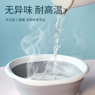 Lavabo plegable para dormitorio uso estudiante lavabo portátil de viaje plástico lavabo de compresión fol [zhangxuyang.my]