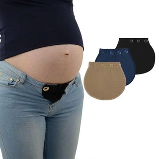1 Pieza De Mujeres Ajustable Elástica Maternidad Embarazo Cintura Cinturón Extensor Ropa Pantalones Para Embarazadas Accesorios De Costura (1)