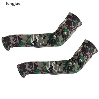 Fengjue Camouflage Cooling Arm Sleeves Sun UV Protection Cover Golf Cycling Bike Sports MX