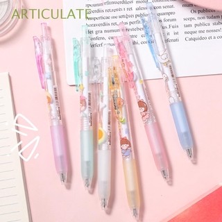 Articular de dibujos animados neutro pluma suministros de oficina suministros de escritura de firma pluma lindo niños papelería estudiante bolígrafos de Gel