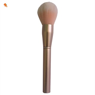maquillaje blush cepillo herramienta grande oro rosa base polvo rubor cepillo cosmético muy suave gran tamaño cara maquillaje cepillo