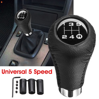 pomo de palanca de cambios manual universal de 5 velocidades para coche, palanca de cambios duradera