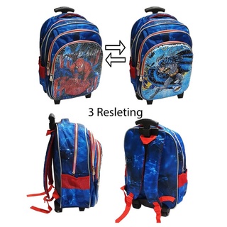 Las últimas mochilas mochilas de transporte de bolsas para carros de escuela primaria carro de la escuela primaria USAP Batman v Spiderma