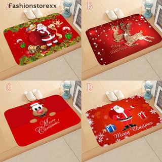 [Fashionstorexx] Alfombra de navidad alfombra de navidad Santa decoración de navidad para el hogar