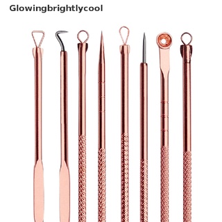 [gbc] 4 pzs kit de herramientas extractoras de acné removedor de puntos negros removedores de manchas agujas de espinillas [glowingbrightlycool]