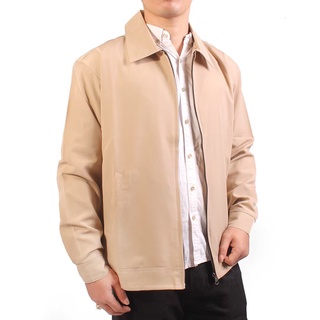 Los hombres de algodón crema chaquetas Formal jefe chaquetas Semi traje de los hombres de la oficina uniforme Chamarra Premium Santri